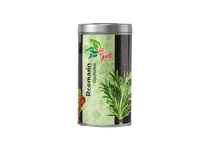 Load image into Gallery viewer, Rosmarin ist eigentlich ein Allroundtalent, besonders gut harmoniert sein würzig herbes Aroma mit: Fleischgerichten, Tomatensuppen und -saucen, deftigen Gemüsesuppen, zarten Erbsen und weißen Bohnen, Pizza, Kartoffelgerichten.