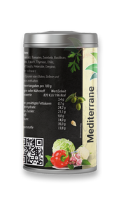 Mediterrane: Gewürzmischung ideal für Tomaten-Mozarella, Salat und Gemüze