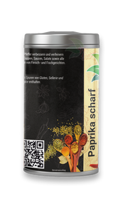 Paprika Scharf passt hervorragend zu warmen und kalten Gerichten wie Suppen, Soßen, Salaten, Gulaschgerichten, mexikanischen Speisen und zu allen Arten von Geflügel, Fisch und Fleischgerichten.