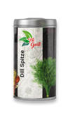 Dill ist eine vielseitig einsetzbare Gewürzpflanze. Mit den gefiederten Blättern lassen sich Salate, Soßen, Suppen und eingelegtes Gemüse würzen. Besonders gut passt Dill zu Fischgerichten und Fischsoßen sowie Gewürzgurken