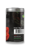 Load image into Gallery viewer, Süßer Paprika passt hervorragend zu warmen und kalten Gerichten wie Suppen, Soßen, Salaten, Gulaschgerichten, mexikanischen Speisen und zu allen Arten von Geflügel, Fisch und Fleischgerichten. Süßer Paprika ist ein fester Bestandteil von Chilipulver, Cajun-Gewürzen und mexikanischer Kräuterpaket.
